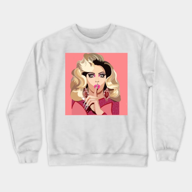 Alyssa Edwards Crewneck Sweatshirt by KaiVerroDesigns